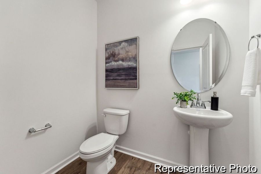 Furnished interior view inside a new home in Hidden Lakes, Statesville (Image 8).