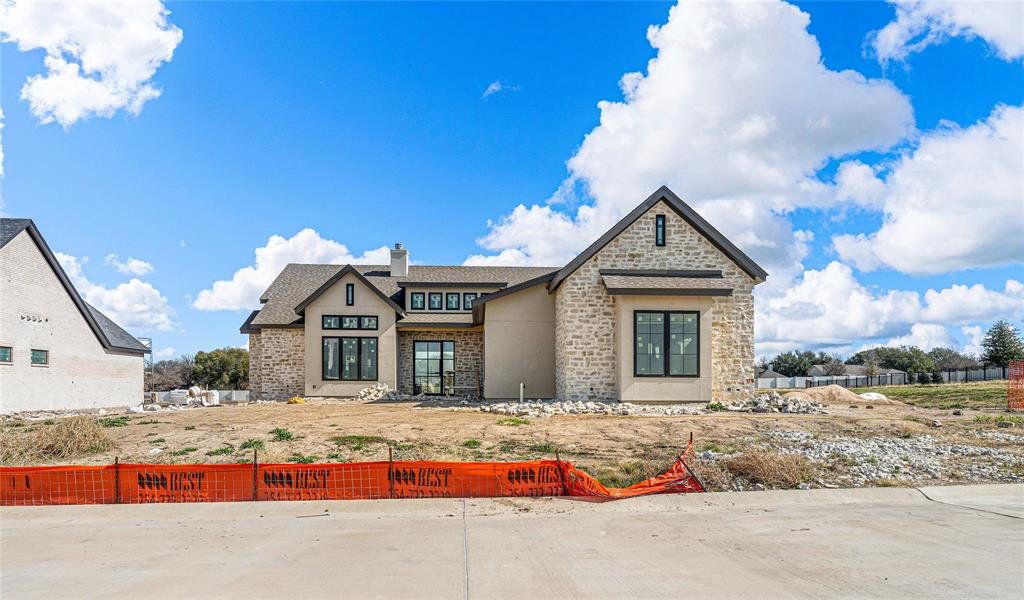 In-progress construction of a new home in , Woodway, TX (Image 25).