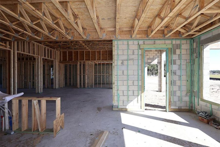 In-progress construction of a new home in Solace at Corner Lake, Orlando, FL (Image 8).