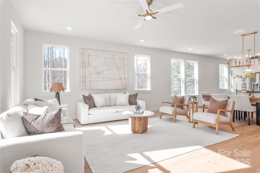 Furnished interior view inside a new home in , Lincolnton (Image 28).