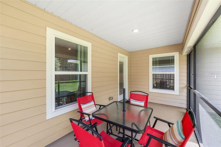 Exterior details and patio area of a home in Savannah Station, Alachua (Image 27). Exterior details and patio area of a home in Savannah Station, Alachua (Image 27).