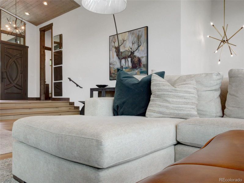 Furnished interior view inside a new home in , Silverthorne (Image 20).