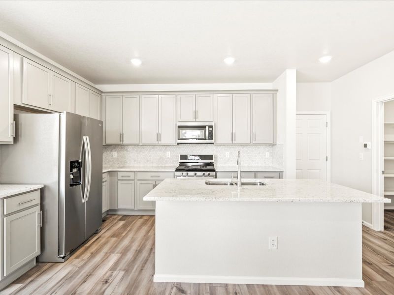 Breckenridge interior at a Meritage Homes community in Aurora, CO.