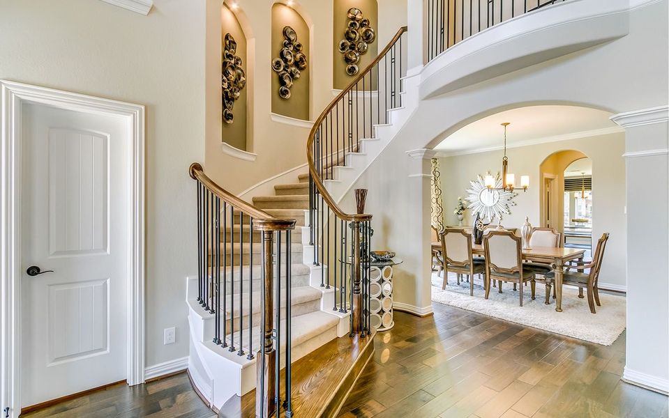 Furnished interior view inside a new home in Marvida, Cypress (Image 6).