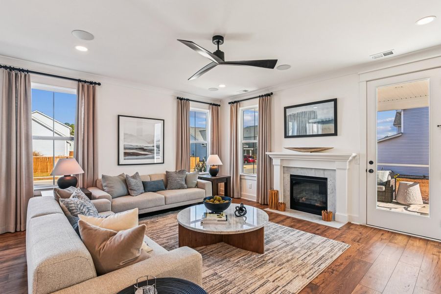 Furnished interior view inside a new home in , Moncks Corner (Image 7). Furnished interior view inside a new home in , Moncks Corner (Image 7).