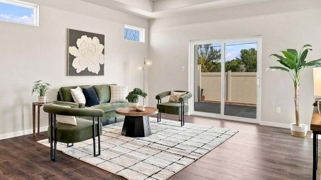 Representative furnished interior of a home built from the Gladstone by Epcon Communities in The Courtyards at Oak Grove, Durham (Image 10). Representative furnished interior of a home built from the Gladstone by Epcon Communities in The Courtyards at Oak Grove, Durham (Image 10).