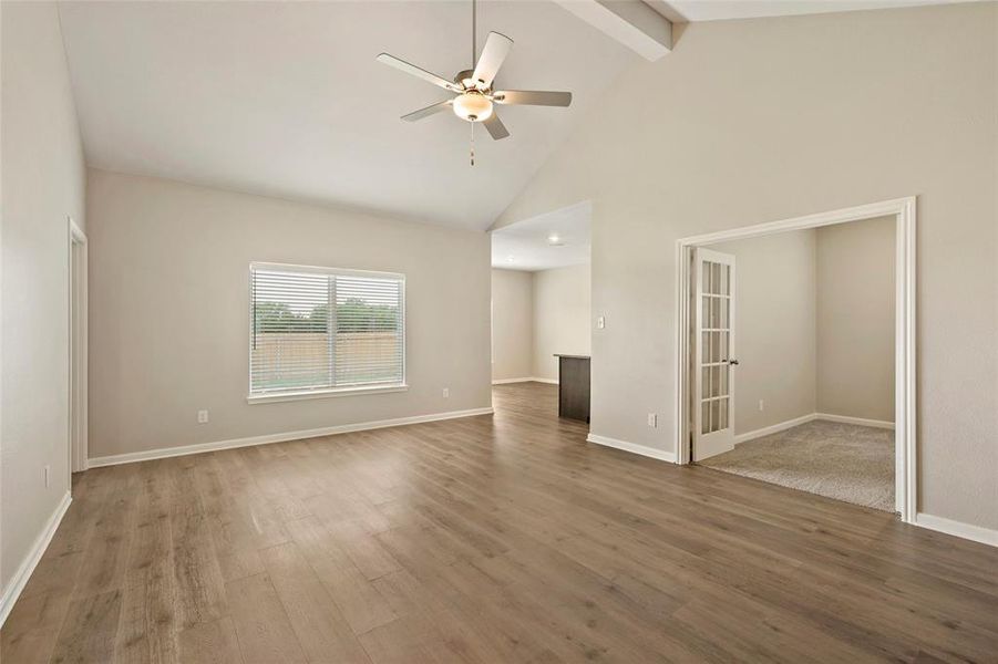Spacious, unfurnished interior of a new home in Creekside Estates, Terrell (Image 24). Spacious, unfurnished interior of a new home in Creekside Estates, Terrell (Image 24).