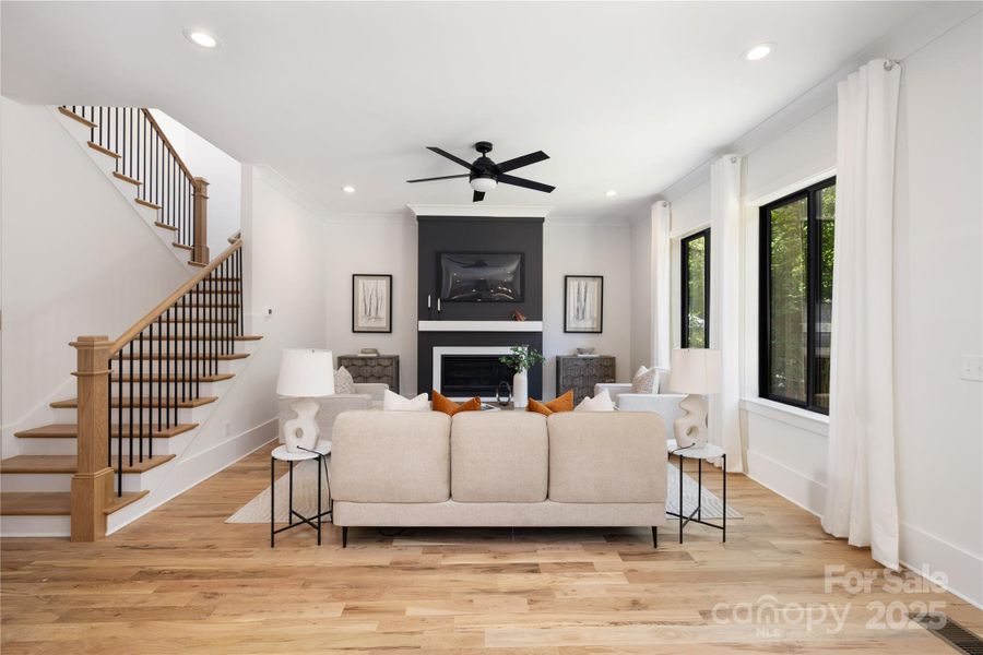 Furnished interior view inside a new home in , Charlotte (Image 7).