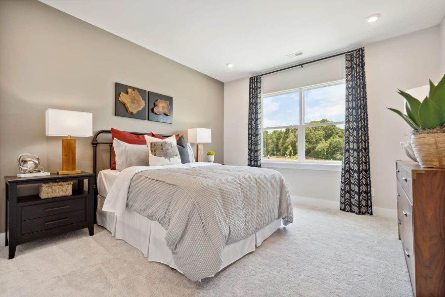 Representative furnished interior of a home built from the Allison by Tri Pointe Homes in Seven Oaks, Belmont (Image 30).