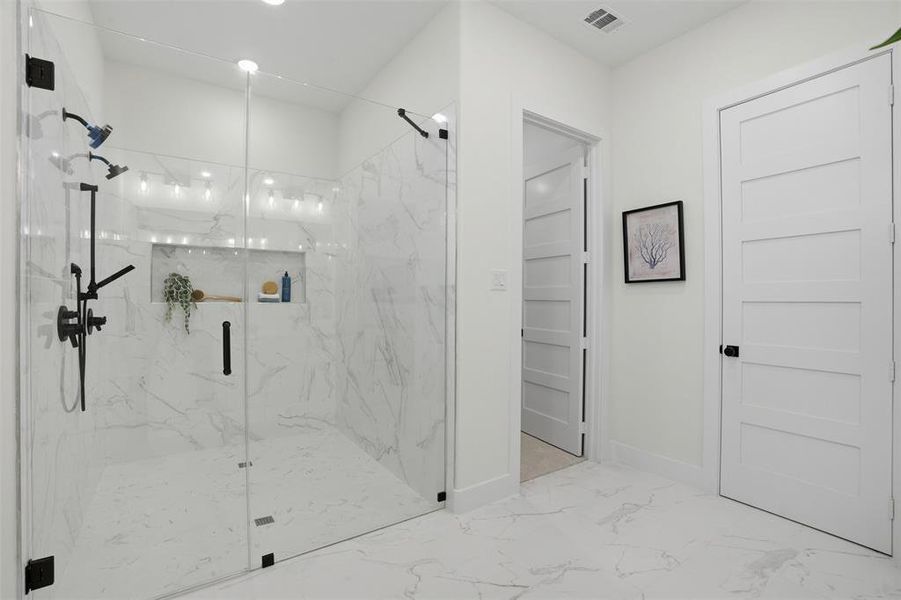 Furnished interior view inside a new home in , Dallas (Image 25).