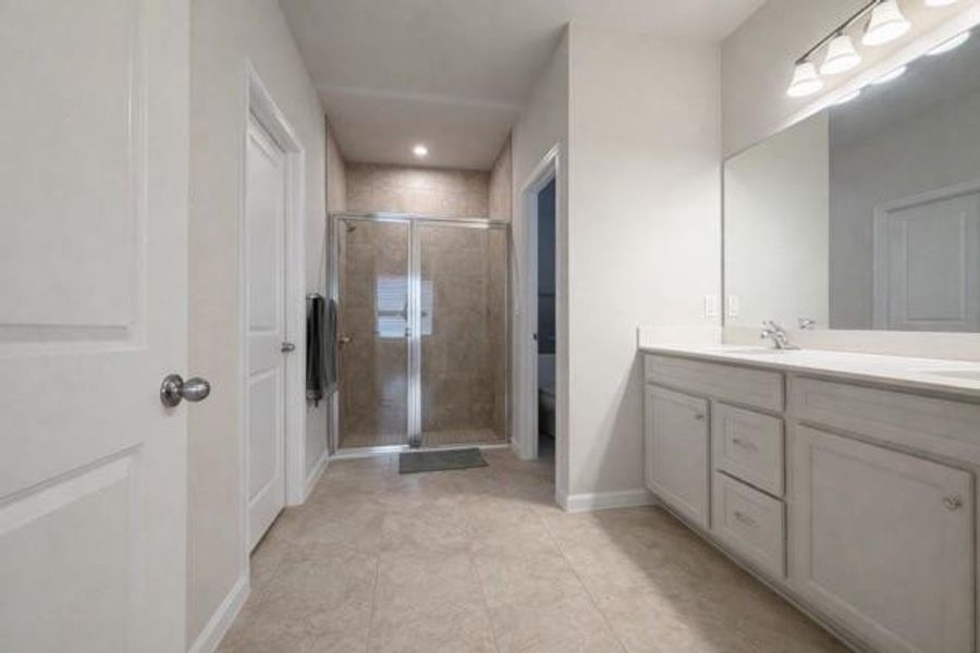 Primary bathroom Primary bathroom