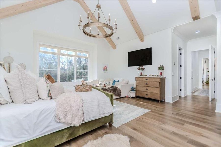 Furnished interior view inside a new home in , Dacula (Image 25).