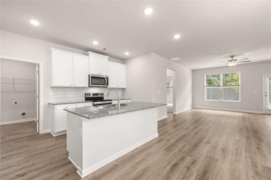 Furnished interior view inside a new home in The Retreat at Walden Park, Jonesboro (Image 4).