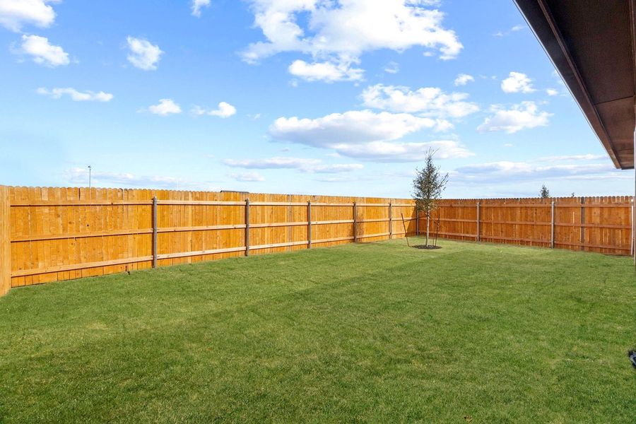 Exterior details and patio area of a home in Prairie Winds, Hutto (Image 3).