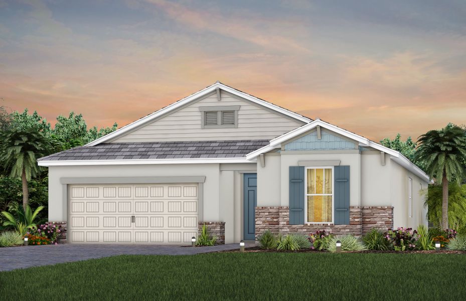 Exterior C2 with optional stone detail Exterior C2 with optional stone detail