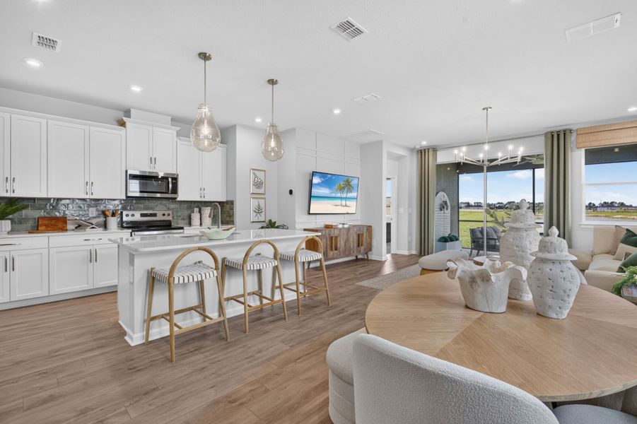 Representative furnished interior of a home built from the Brookstone by Mattamy Homes in Pasadena Ridge Master, Dade City (Image 6).