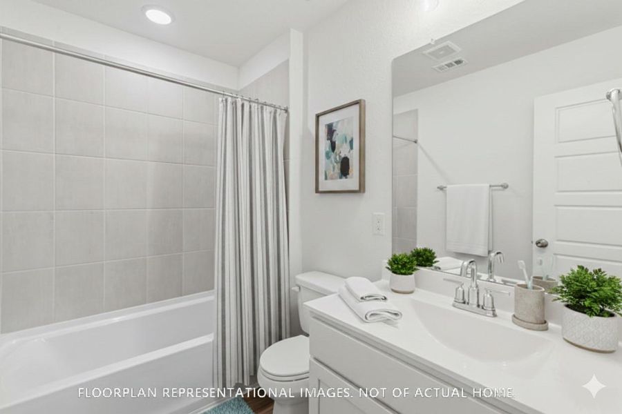 Furnished interior view inside a new home in Miller's Pond, Rosenberg (Image 7).