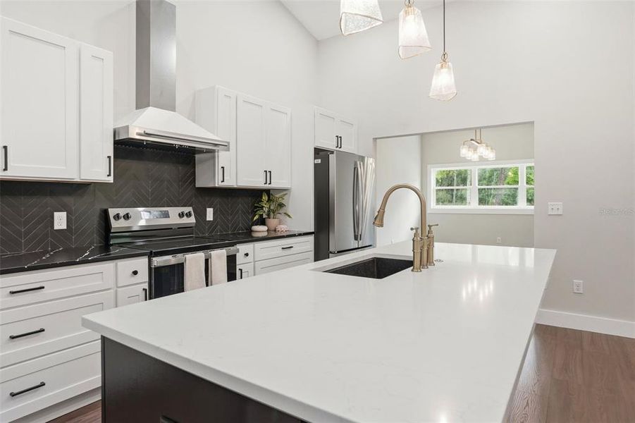 Furnished interior view inside a new home in , Webster (Image 11).