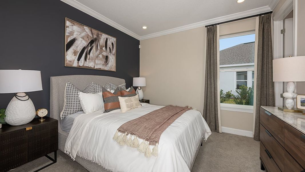 Representative furnished interior of a home built from the Lazio II by Taylor Morrison in Center Lake Ranch Community Group Page, St. Cloud (Image 28).