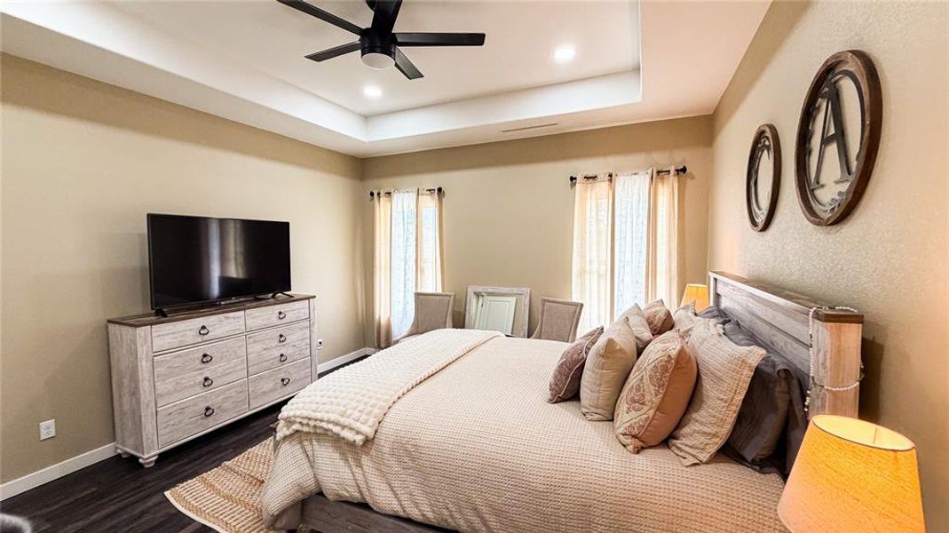 Furnished interior view inside a new home in , Wortham (Image 13).