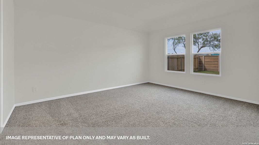 Spacious, unfurnished interior of a new home in Arroyo Ranch, Seguin (Image 16). Spacious, unfurnished interior of a new home in Arroyo Ranch, Seguin (Image 16).