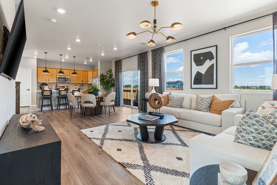 Furnished interior view inside a new home in Sky Ranch, Watkins (Image 5).