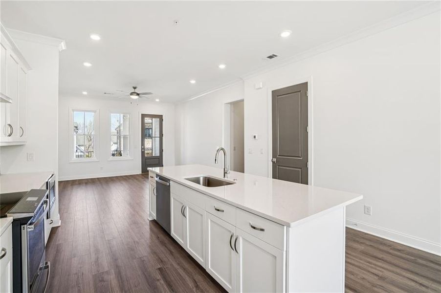Furnished interior view inside a new home in , Peachtree Corners (Image 11).