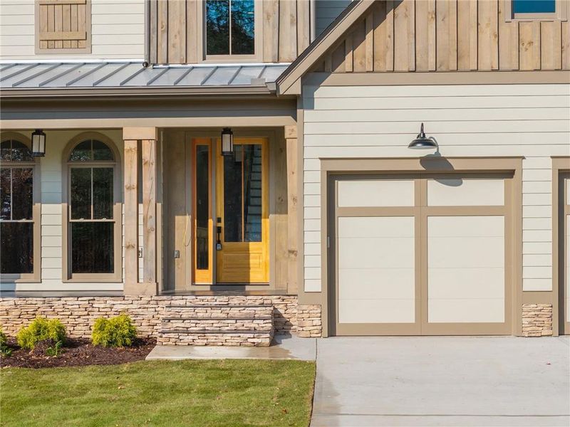 Exterior details and patio area of a home in , Dahlonega (Image 33).