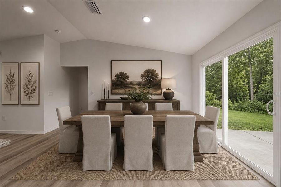 Furnished interior view inside a new home in , Ocklawaha (Image 12).