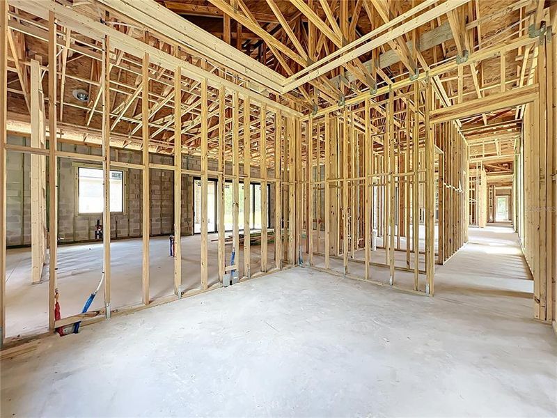 In-progress construction of a new home in , Oviedo, FL (Image 32).