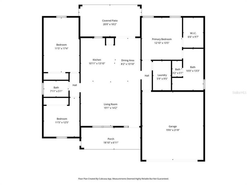 2D floor plan layout of this home in , Citrus Springs, FL (Image 5).