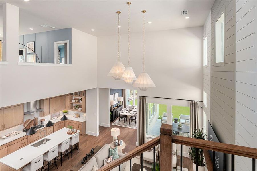 Furnished interior view inside a new home in East Village - Classic Series, Frisco (Image 19).