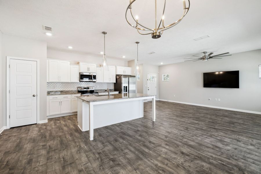 Furnished interior view inside a new home in Jackson Towne, Murfreesboro (Image 4).