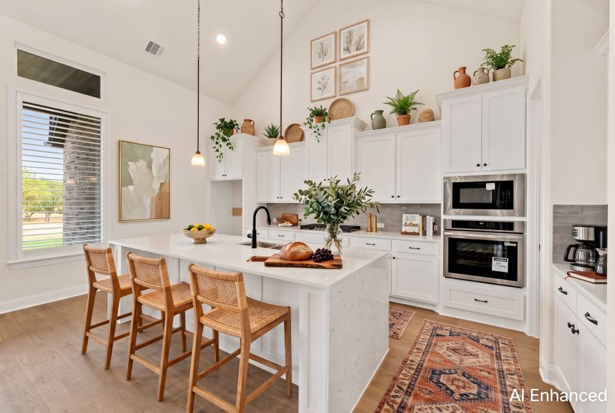 Furnished interior view inside a new home in Legacy Trails, McLendon-Chisholm (Image 11).