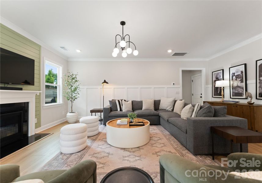 Furnished interior view inside a new home in Avienmore, Charlotte (Image 29). Furnished interior view inside a new home in Avienmore, Charlotte (Image 29).