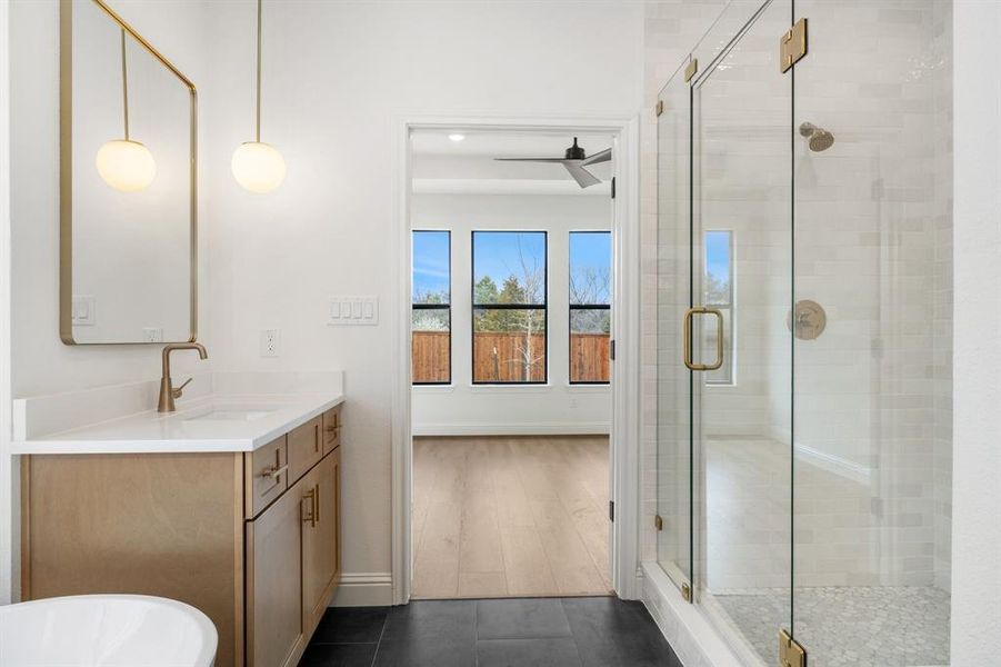 Furnished interior view inside a new home in , Glenn Heights (Image 6).
