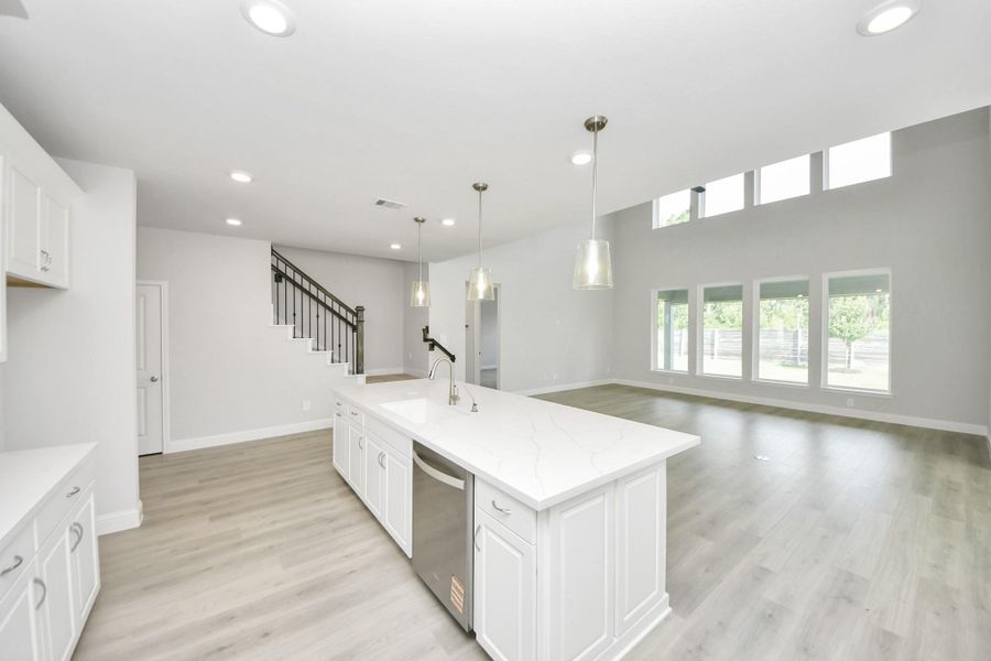 Furnished interior view inside a new home in ARTAVIA: Hilltop Collection, Conroe (Image 4). Furnished interior view inside a new home in ARTAVIA: Hilltop Collection, Conroe (Image 4).