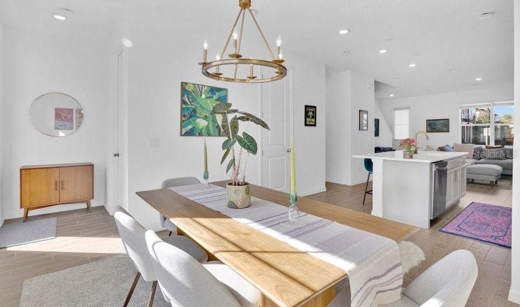 Furnished interior view inside a new home in Northlake at Ovation, Winter Garden (Image 12).