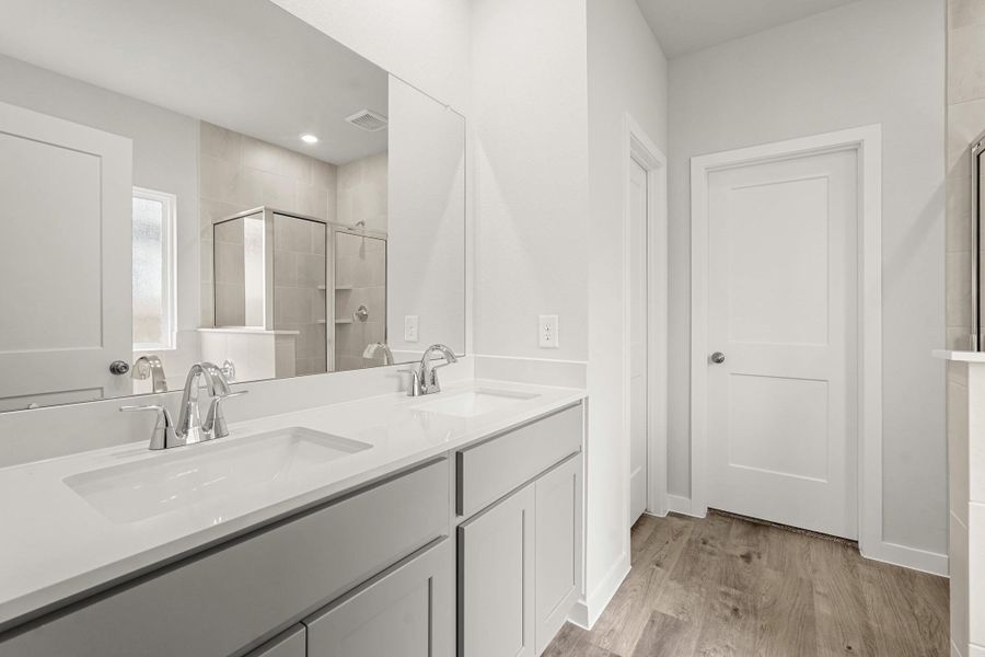 Furnished interior view inside a new home in Paloma at Sanford Farms, Waller (Image 10).