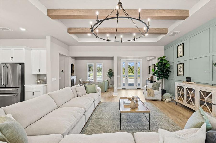 Furnished interior view inside a new home in , Tarpon Springs (Image 49). Furnished interior view inside a new home in , Tarpon Springs (Image 49).