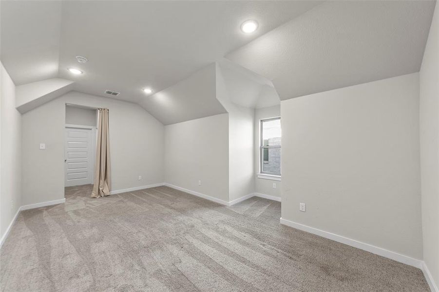 Upstairs game room Upstairs game room