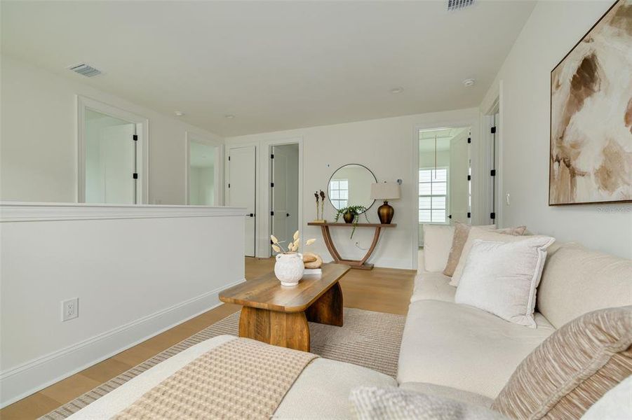 Furnished interior view inside a new home in , St. Petersburg (Image 16).