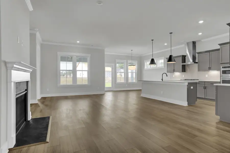 Spacious, unfurnished interior of a new home in Grand Park, Leland (Image 19). Spacious, unfurnished interior of a new home in Grand Park, Leland (Image 19).