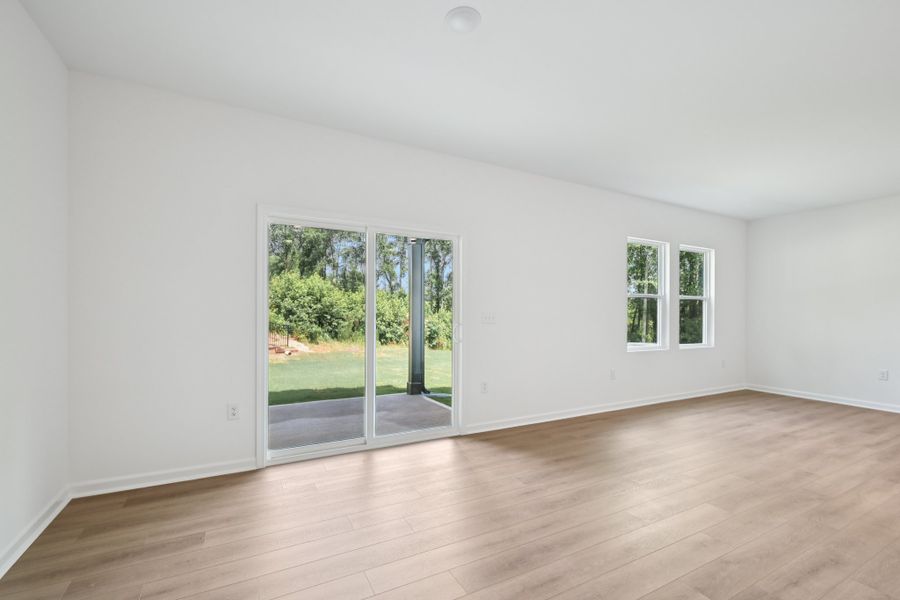 Representative unfurnished interior of a home built from the Meadow by Ashton Woods in Middleton Farms, Middlesex (Image 12).