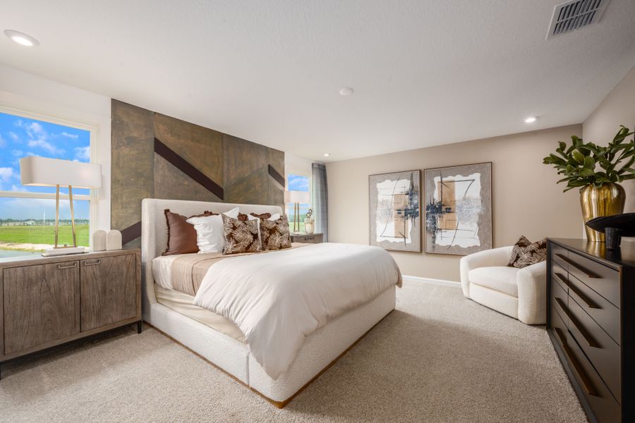 Representative furnished interior of a home built from the Myrtle by Mattamy Homes in Pasadena Ridge Master, Dade City (Image 13).