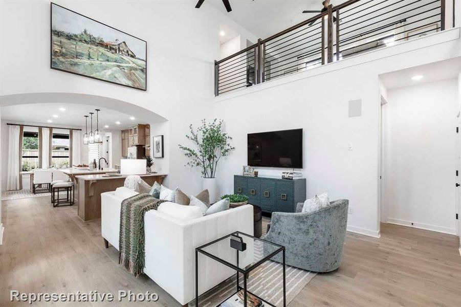 Furnished interior view inside a new home in Creekshaw, Royse City (Image 13).