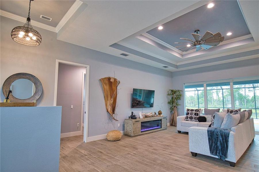 Furnished interior view inside a new home in , Rotonda West (Image 41).