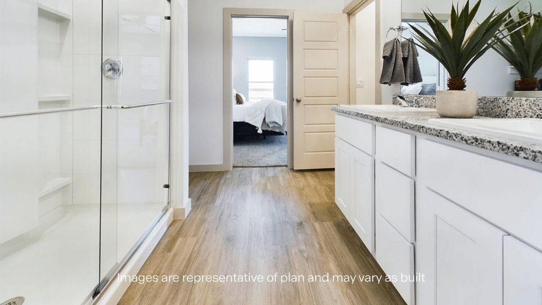 Furnished interior view inside a new home in Overlook West, Wolfforth (Image 12).