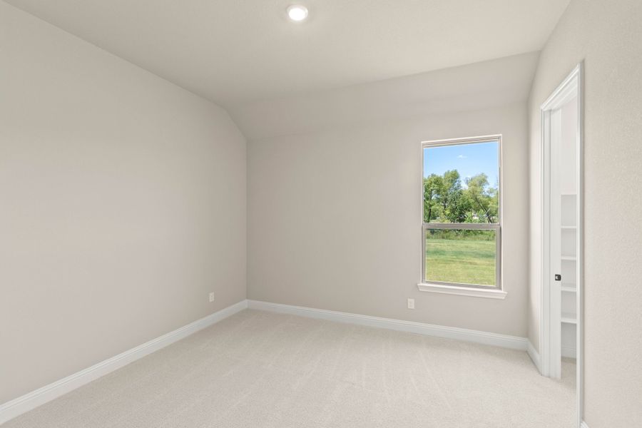 Spacious, unfurnished interior of a new home in Mockingbird Hills - Premiere Series, Joshua (Image 25). Spacious, unfurnished interior of a new home in Mockingbird Hills - Premiere Series, Joshua (Image 25).