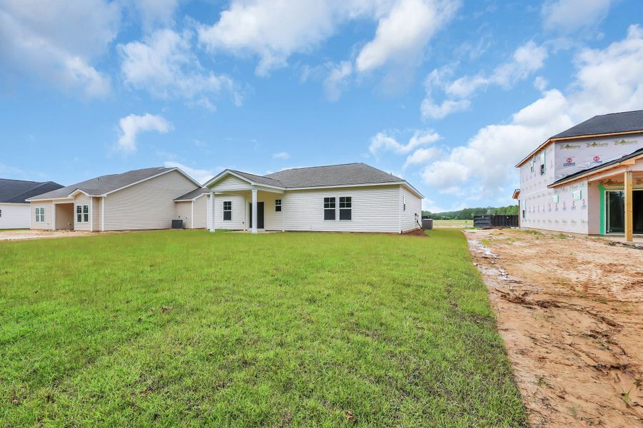 Representative exterior photo of a completed home built from the Charlotte II by Great Southern Homes in Briarfield, Conway, SC (Image 22).